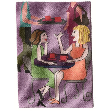 Jennifer Pudney Postcard - Cafe Girls
