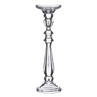 JENSON CLEAR CLASS CANDLE HOLDER XL 10X34CM