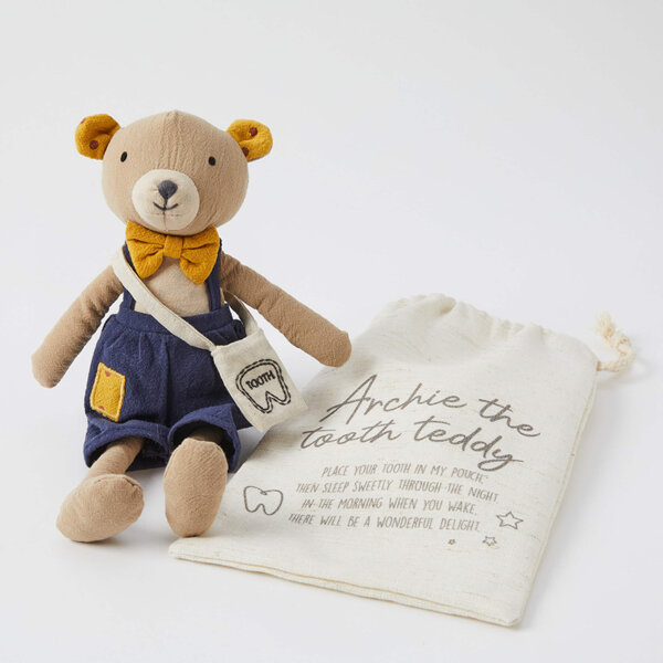 Jiggle & Giggle Archie the Tooth Teddy I Lost My Tooth Toy