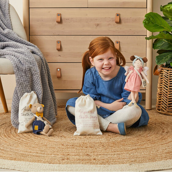 Jiggle & Giggle Archie the Tooth Teddy I Lost My Tooth Toy