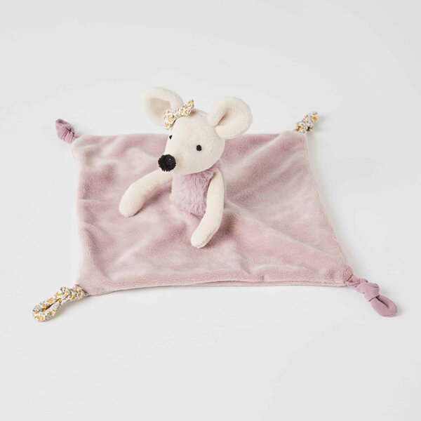 Jiggle & Giggle Ava Mouse Plush Comforter 23cm