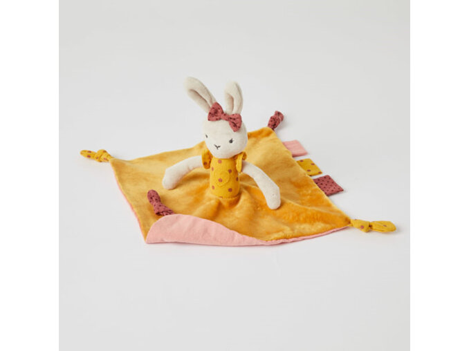 Jiggle & Giggle Esme Bunny Plush Comforter baby rabbit