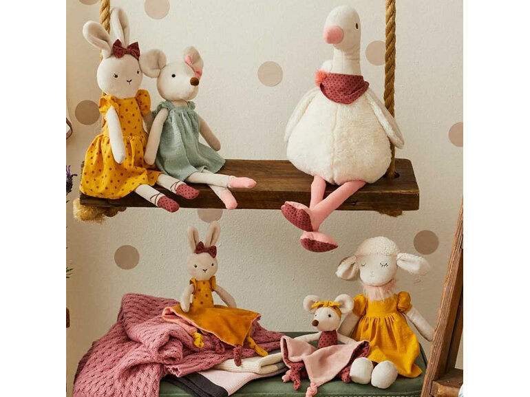 Jiggle & Giggle Esme Bunny Plush soft toy baby kid toddler