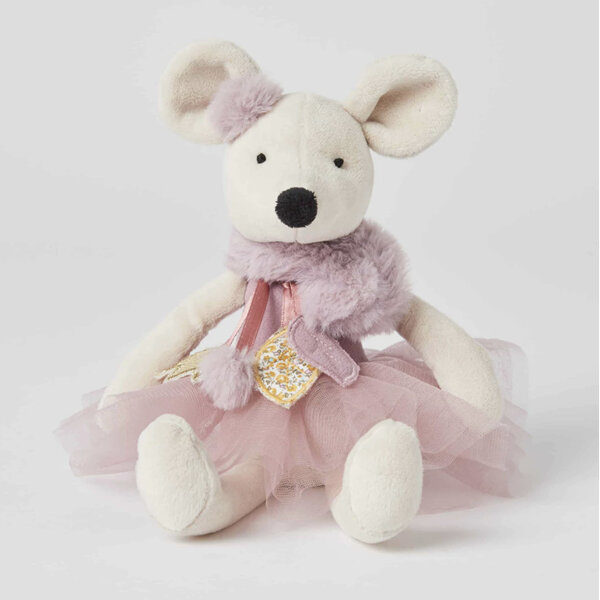 Jiggle & Giggle Grace Mouse Princess Plush Toy 33cm