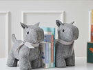 Jiggle & Giggle Louis & Coco Bookends Set of 2 dogs kids nursery