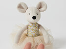 Jiggle & Giggle Olive Princess Mouse Plush 30cm soft toy kids