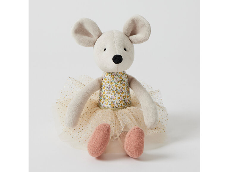 Jiggle & Giggle Olive Princess Mouse Plush 30cm soft toy kids