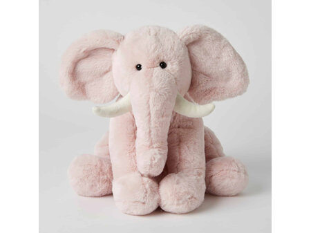 Jiggle & Giggle Plush Elephant - Pink