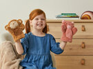 Jiggle & Giggle Sweetheart Slouchie Cat Plush Hand Puppet kids toy
