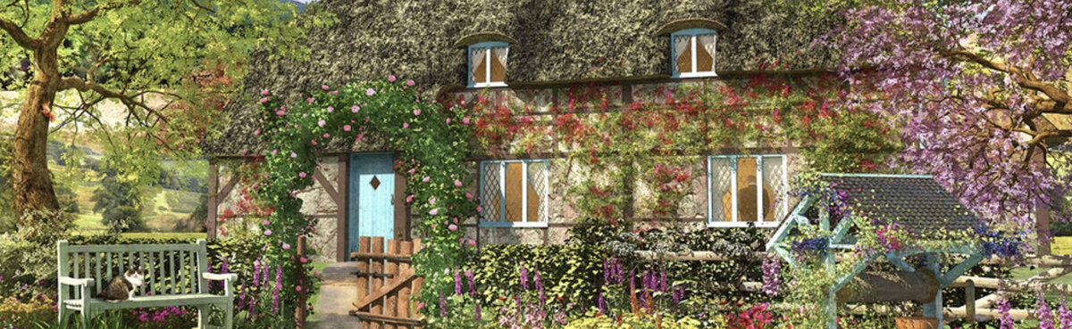 Jigsaw Puzzles of Cottages available online at www.puzzlesnz.co.nz