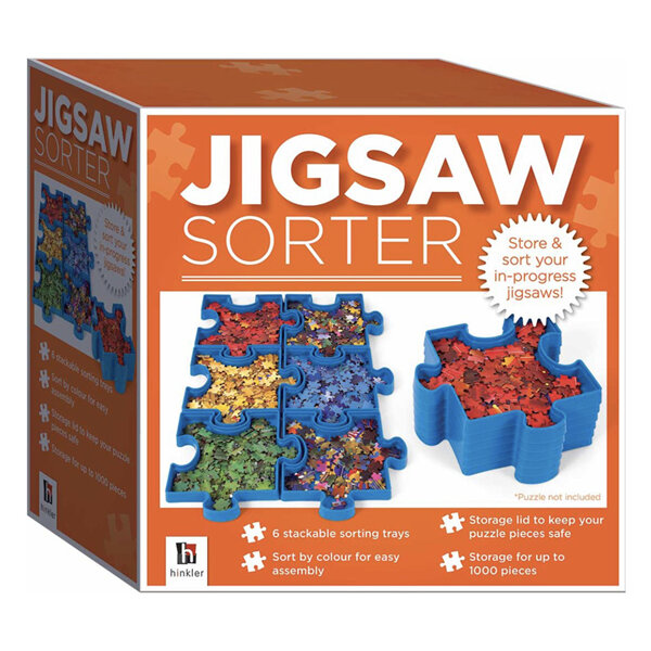 Jigsaw Sorter 6 Stackable Trays