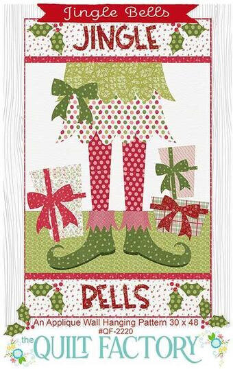 Jingle Bells Applique Wall Hanging by Deb Grogan of The Quilt Factory