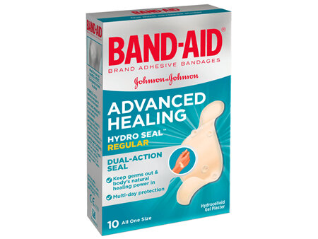 J&J Bandaid Advance Healing 10 Regular