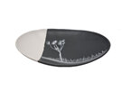 Jo Luping Design - Coastal Ti Kouka 24cm Porcelain Bowl Dipped White on Black