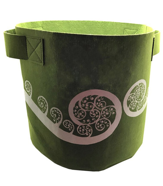 Jo Luping Design Eco Felt 7 Gallon Bag Ponga Green