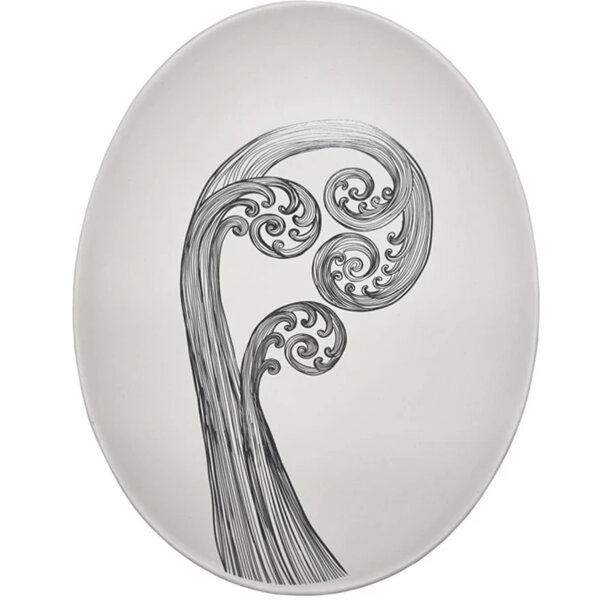 Jo Luping Design - Ponga Frond 24cm Porcelain Bowl