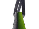 Jo Luping Design Shoulder Tote Bag Ponga Frond Green & Grey EcoFelt