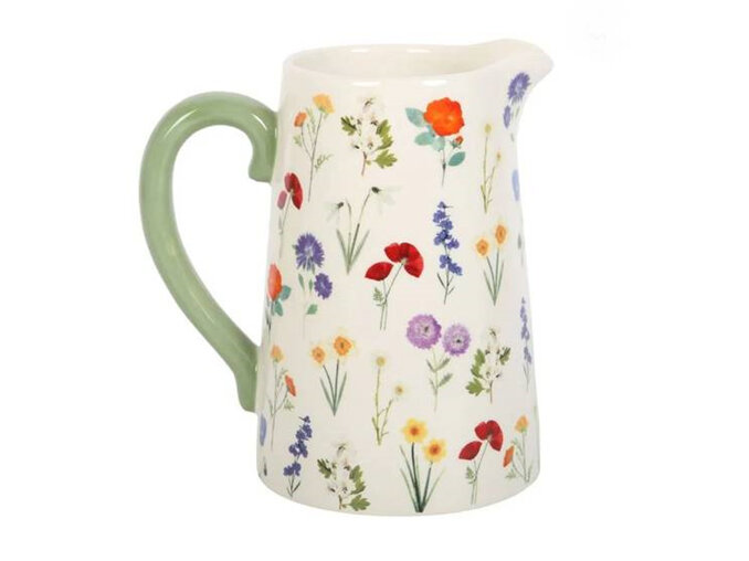 Jones WildFlowers Ceramic Floral Jug