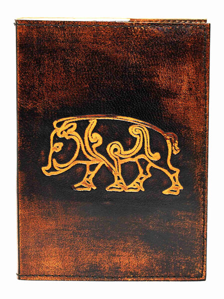 Journal 22 - Journal with Celtic Boar Design
