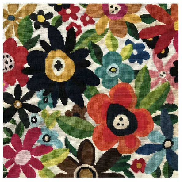 Julia Christian Tapestry Flowers Card