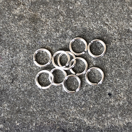 Jumprings - .7mm - Sterling Silver - 4.0mmID / 5.3mmOD