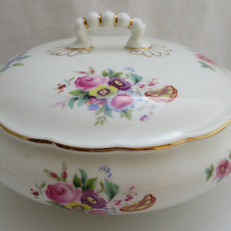 Junetime tureen and lid