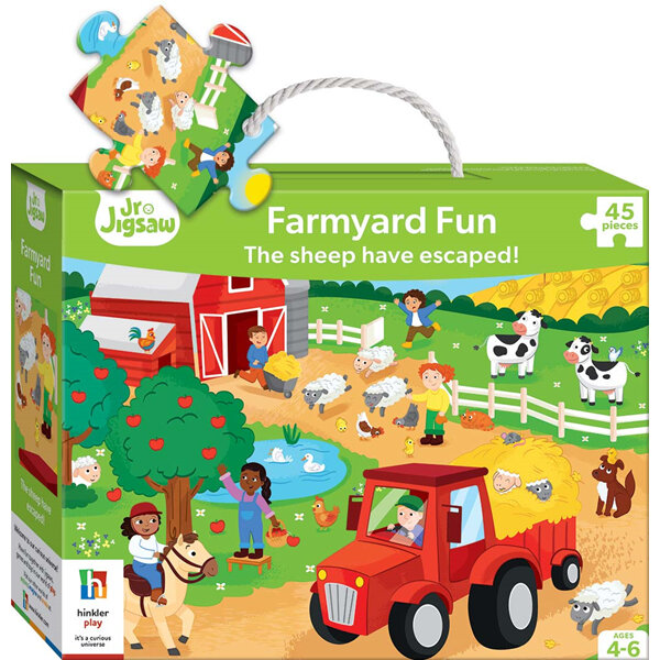 Junior Jigsaw 45 Piece Puzzle Farmyard Fun