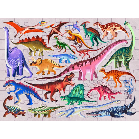 Junior Jigsaw Explore 24 Dinosaurs 100 Piece Puzzle kids