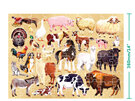 Junior Jigsaw Explore 24 Farm Animals 100 Piece Puzzle kids
