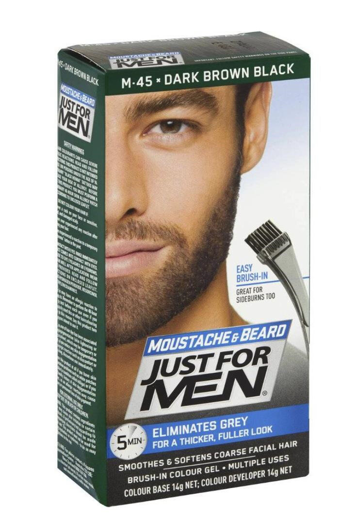 Just For Men Beard/Moustache Dark Brown Black