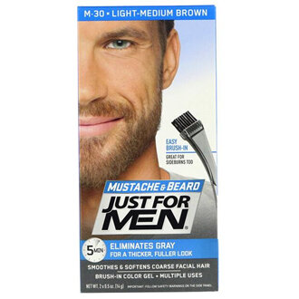 Just For Men Beard/Moustache Light Medium Brown