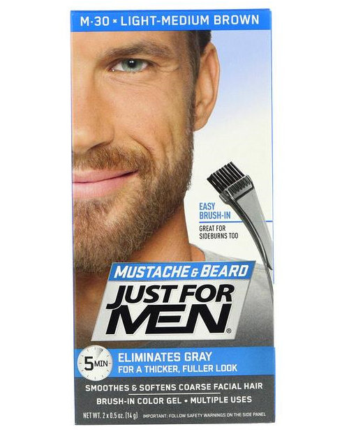 Just For Men Beard/Moustache Light Medium Brown