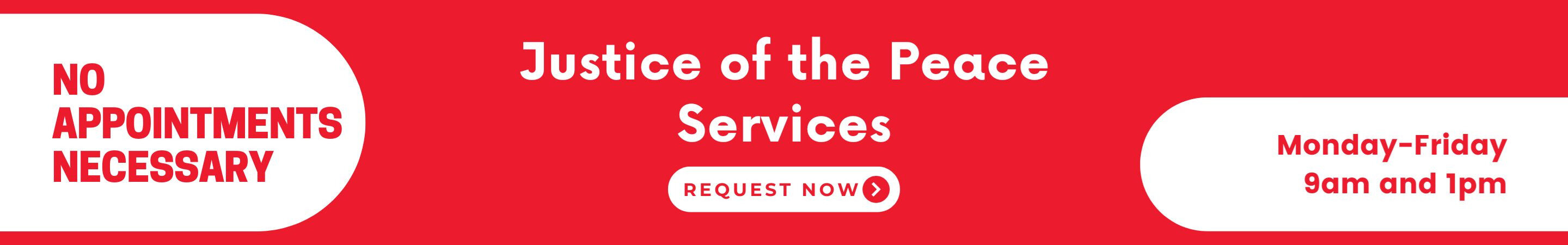 Justice of the Peace services banner