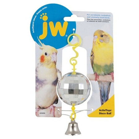 JW Bird Disco Ball Toy