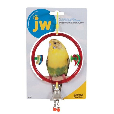 JW Bird Perch Ring & Toy Combo