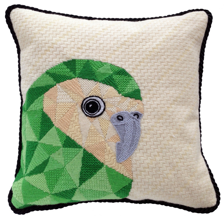 kakapo needlepoint kit nz bird tapestry kit