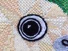 kakapo needlepoint kit nz bird tapestry kit close up