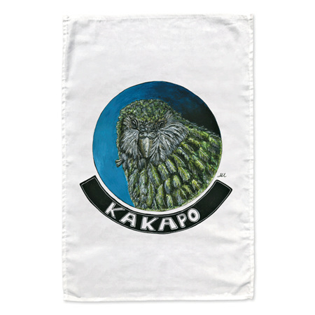 Kakapo Tea Towel