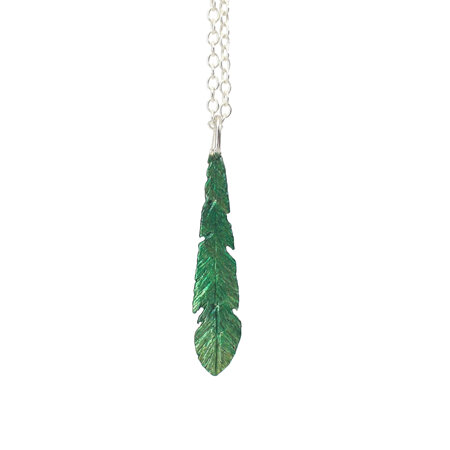 Kakariki Feather Necklace