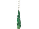 kakariki green lilygriffin gift feather pendant  bird native nz sterling silver