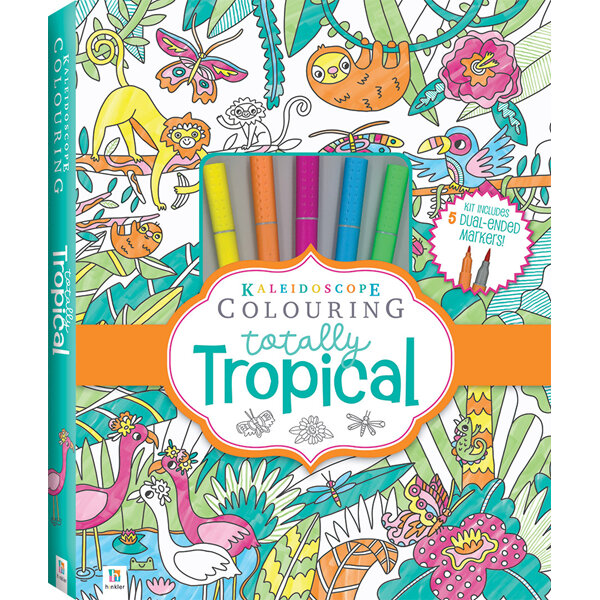 Kaleidoscope Colouring Totally Tropical