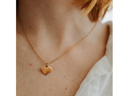 Katy B - Heart Necklace (Gold)