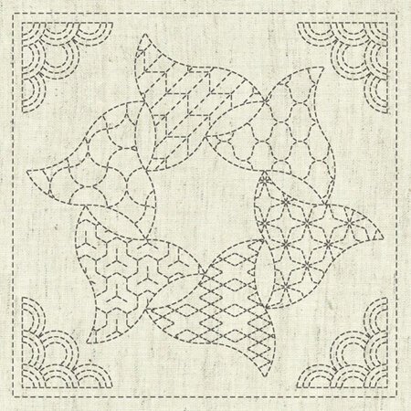 Kaza Guruma 5 Sashiko Cloth