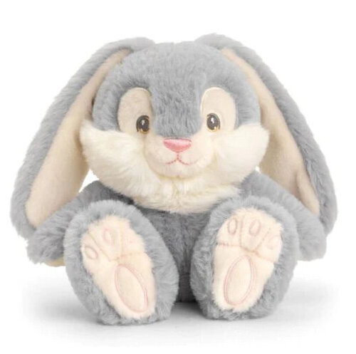 Keeleco Patchfoot Rabbit 22cm Grey Plush easter bunny soft toy kids