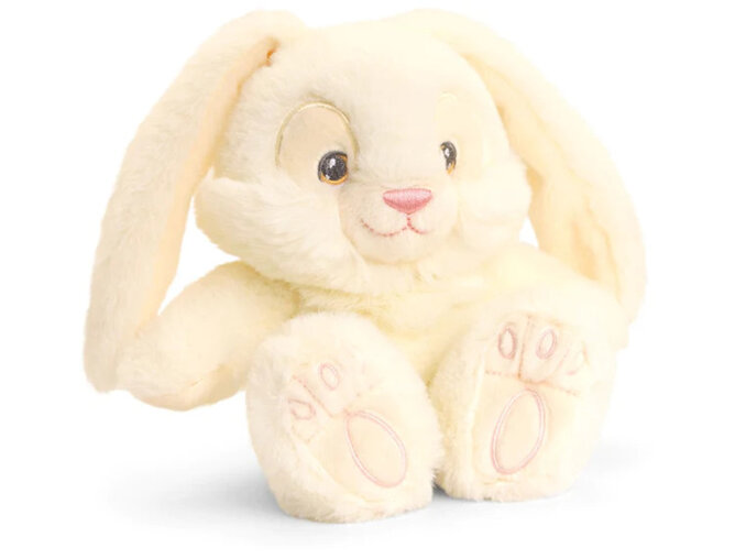 Keeleco Patchfoot Rabbit 22cm White Plush easter bunny soft toy kids