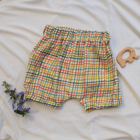 'Kensley' Bloomers, 'Woven' 100% GOTS Organic Cotton, 9-12 months