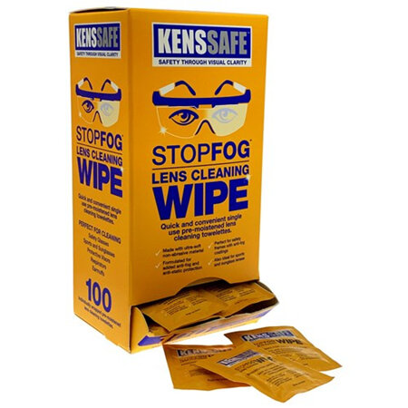 KENSSAFE STOP-FOG Lens Cleaning Wipes
