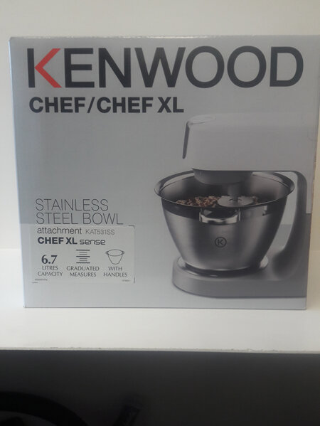 Kenwood Chef XL Satinless Steel Bowl Part KAT531SS