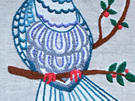 Kereru embroidery emailed pdf pattern