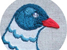 Kereru embroidery emailed pdf pattern